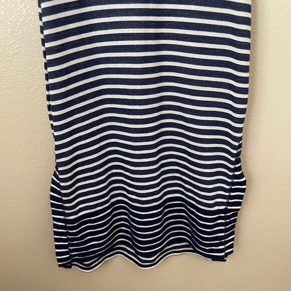 Tommy Bahama Dress Womens Medium Blue White Midi French Terry Striped Tank Beach - Picture 5 of 11